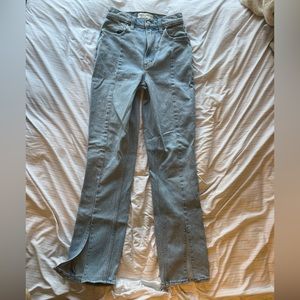 Abrecrombie curve love ultra high rise 90s straight jean, size 25